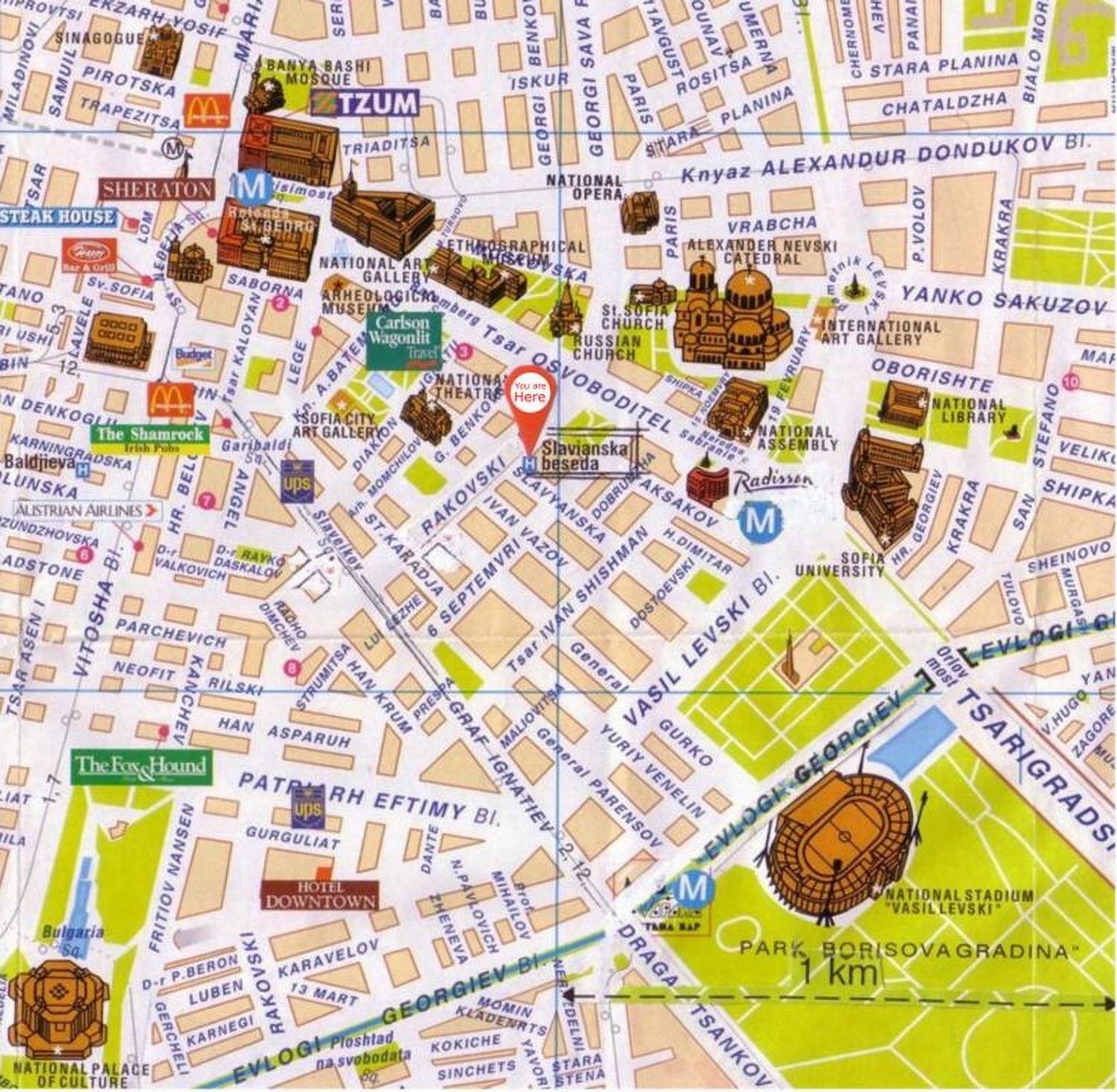 Top Center, 3Bdr, Heart Of The City, Free Secured Parking Sofia Buitenkant foto